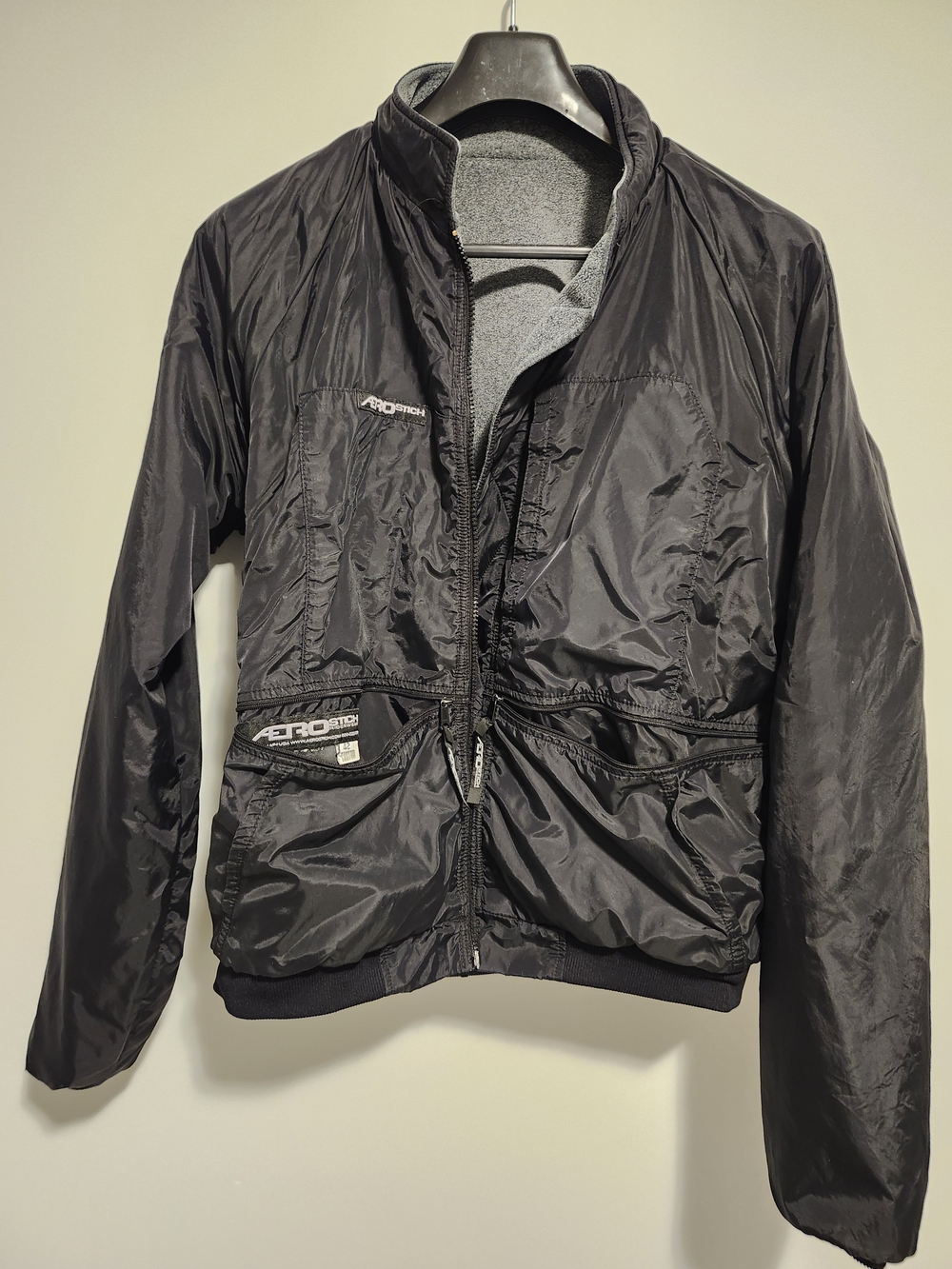 Aerostich Motorcycle Darien Reversible Windbreaker Fleece Liner Coat 42 Large
